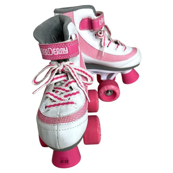 Roller Derby Firestar Girls Roller Skates Size 12 Pink & White - Picture 1 of 6